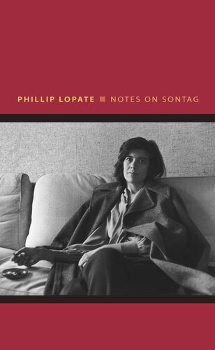 Notes On Sontag Course Book Phillip Lopate