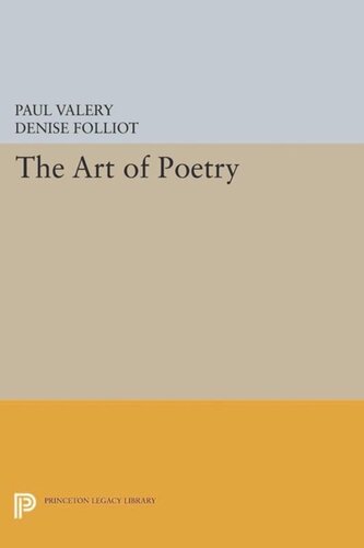 The Art Of Poetry Course Book Paul Valéry Denise Folliot