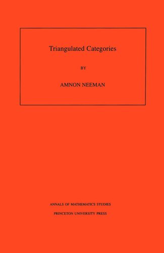 Triangulated Categories Am148 Volume 148 Amnon Neeman