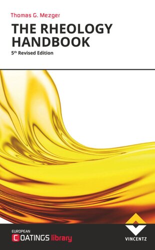 The Rheology Handbook For Users Of Rotational And Oscillatory Rheometers Thomas Mezger