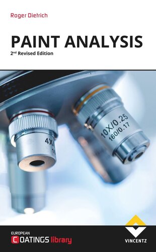 Paint Analysis 2nd Revised Edition Roger Dietrich