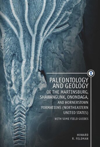 Paleontology And Geology Of The Martinsburg Shawangunk Onondaga And Hornerstown Formations Northeastern United States With Some Field Guides 1st Edition Howard Feldman