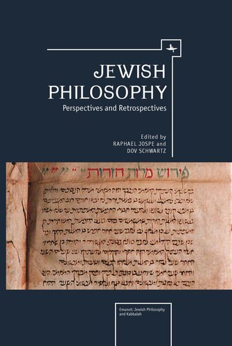 Jewish Philosophy Perspectives And Retrospectives Raphael Jospe Editor Dov Schwartz Editor
