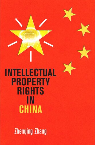 Intellectual Property Rights In China Zhenqing Zhang