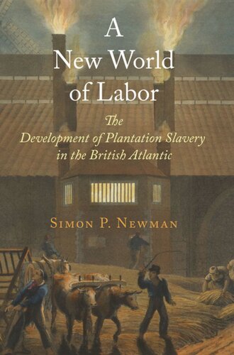 A New World Of Labor The Development Of Plantation Slavery In The British Atlantic Simon P Newman