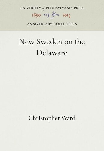 New Sweden On The Delaware Reprint 2016 Christopher Ward