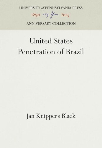 United States Penetration Of Brazil Reprint 2016 Jan Knippers Black