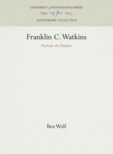 Franklin C Watkins Portrait Of A Painter Ben Wolf