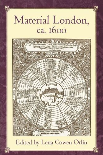 Material London Ca 1600 Lena Cowen Orlin Editor
