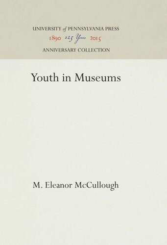 Youth In Museums Reprint 2016 M Eleanor Mccullough