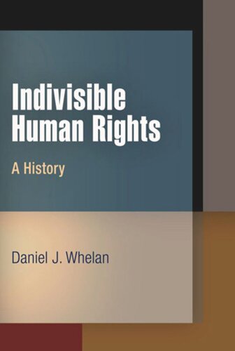 Indivisible Human Rights A History Daniel J Whelan