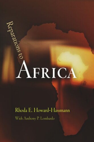 Reparations To Africa Rhoda E Howardhassmann Anthony P Lombardo