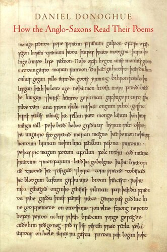 How The Anglosaxons Read Their Poems Daniel Donoghue