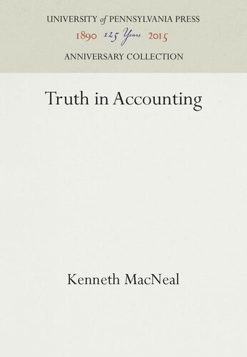 Truth In Accounting Reprint 2016 Kenneth Macneal