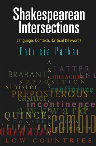 Shakespearean Intersections Language Contexts Critical Keywords Patricia Parker