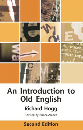 An Introduction To Old English Richard Hogg Rhona Alcorn