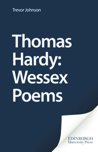 Thomas Hardy Wessex Poems Trevor Johnson