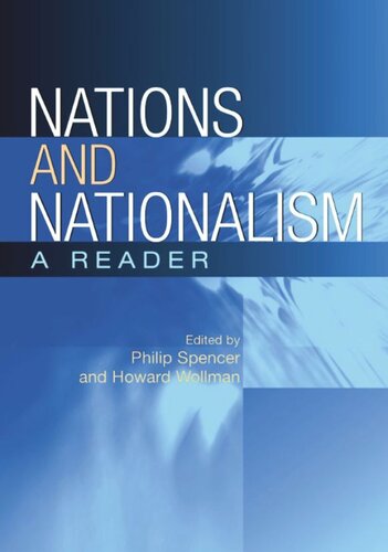 Nations And Nationalism A Reader Philip Spencer Howard Wollman