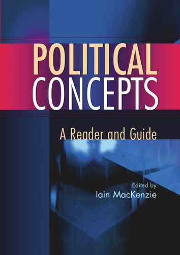 Political Concepts A Reader And Guide Iain Mackenzie