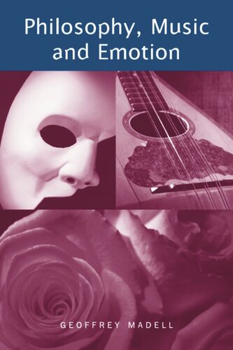 Philosophy Music And Emotion Geoffrey Madell