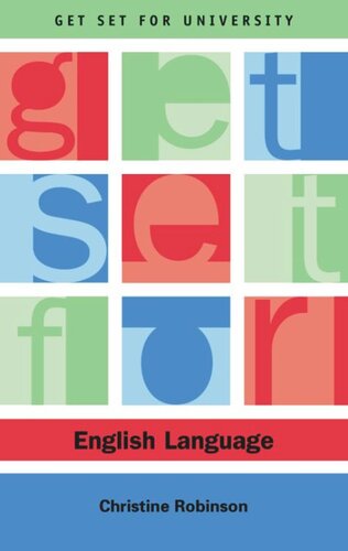 Get Set For English Language Christine Robinson