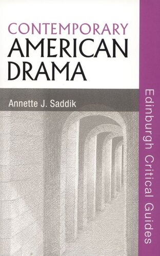 Contemporary American Drama Annette Saddik