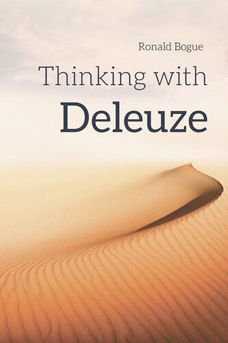 Thinking With Deleuze Ronald Bogue
