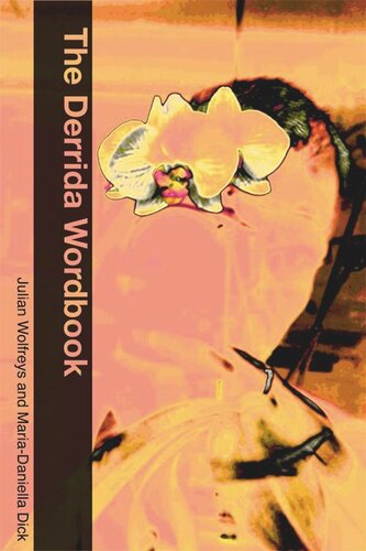 The Derrida Wordbook Mariadaniella Dick Julian Wolfreys