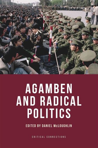 Agamben And Radical Politics Daniel Mcloughlin