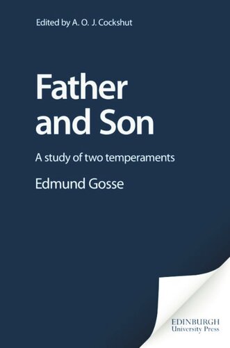 Edmund Gosse Father And Son A O J Cockshut
