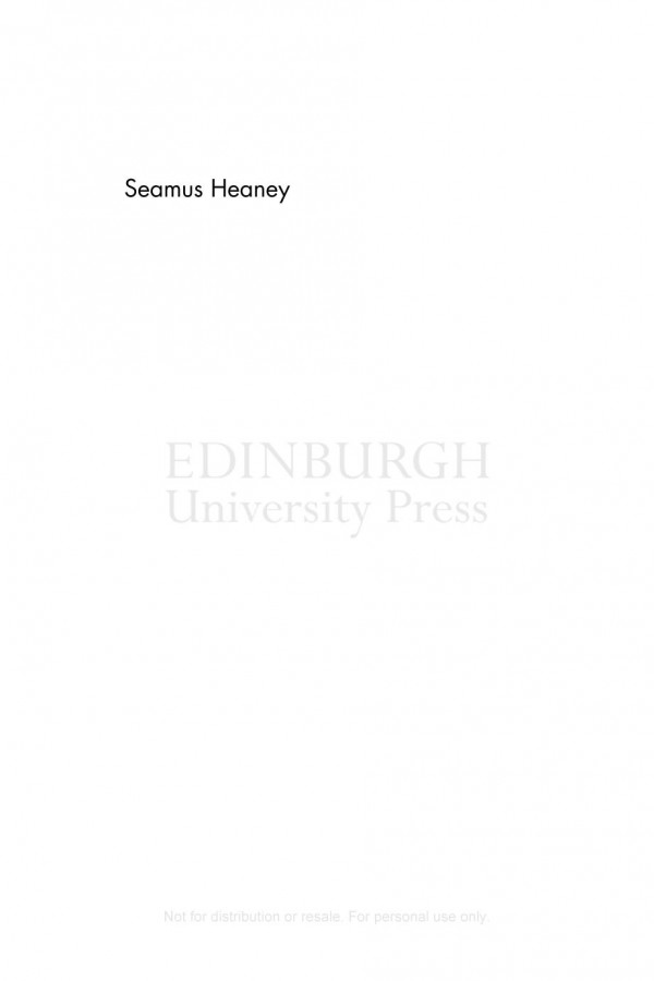 Seamus Heaney An Introduction Richard Rankin Russell