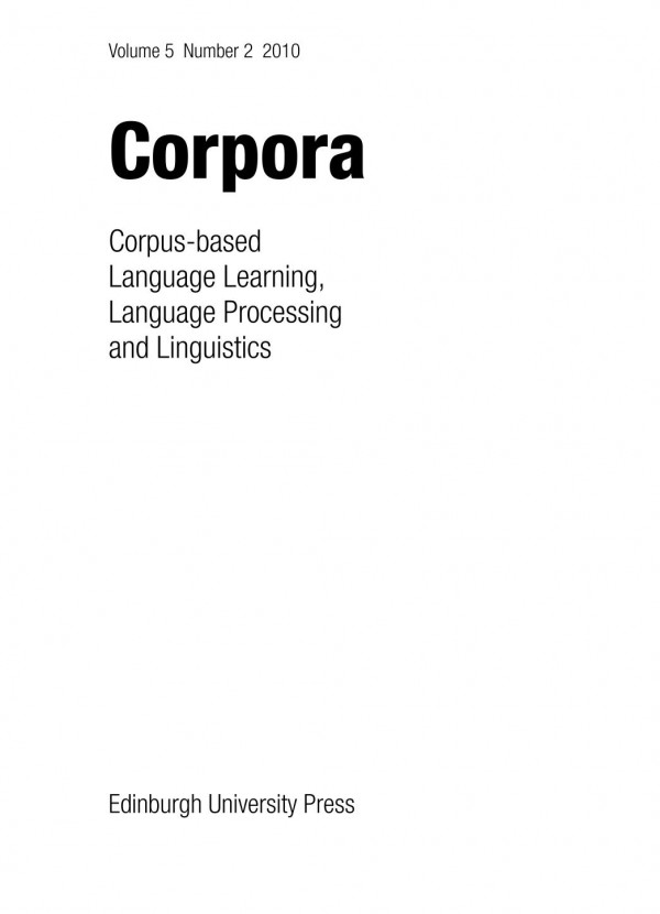 Modern Diachronic Corpusassisted Discourse Studies Corpora Volume 5 Issue 2 Alan Partington