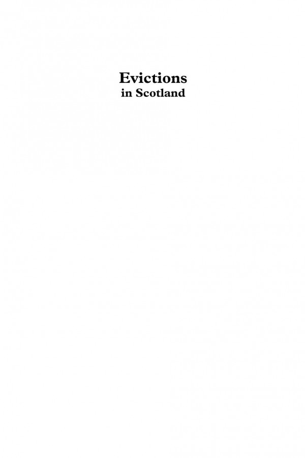 Evictions In Scotland Adrian Stalker