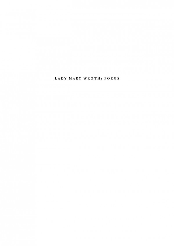 Lady Mary Wroth Poems A Modernized Edition R E Pritchard