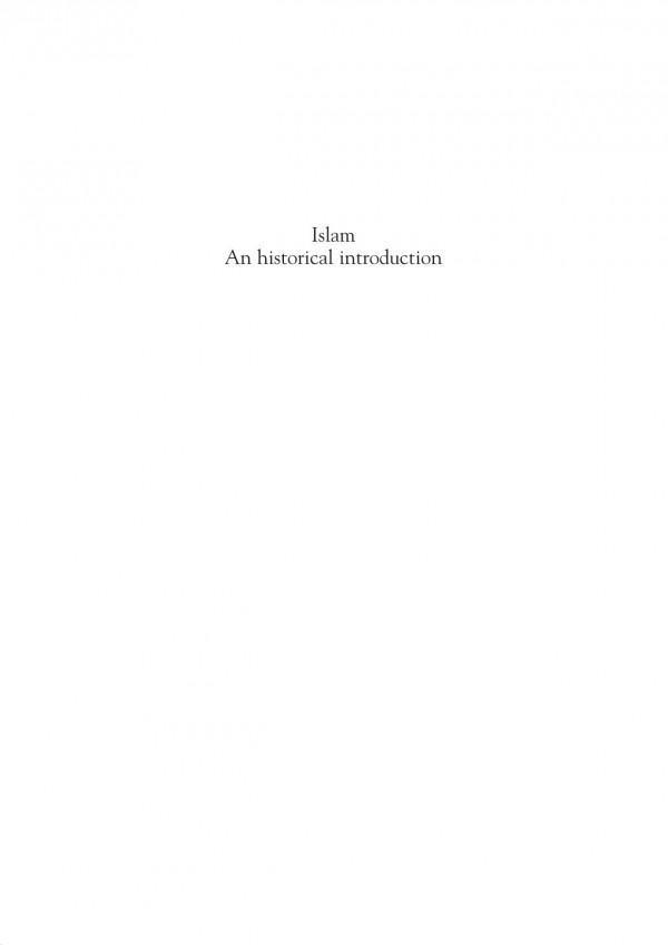 Islam An Historical Introduction Gerhard Endress
