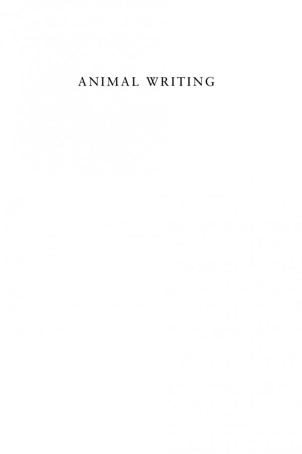 Animal Writing Storytelling Selfhood And The Limits Of Empathy Danielle Sands