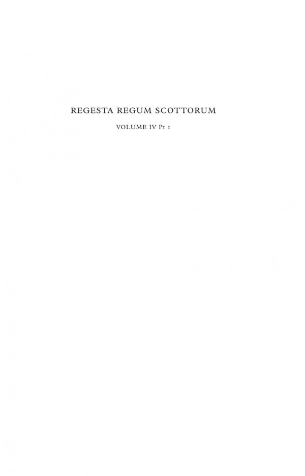 The Acts Of Alexander Iii King Of Scots 1249 1286 Regesta Regum Scottorum Vol 4 Part 1 Cynthia J Neville Grant Simpson