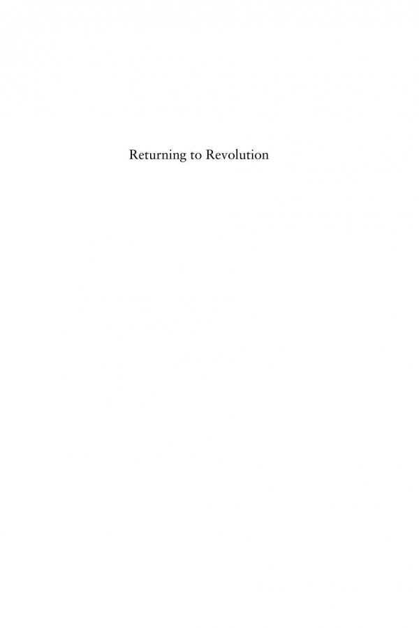 Returning To Revolution Deleuze Guattari And Zapatismo Thomas Nail