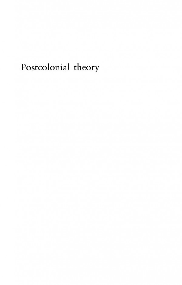 Postcolonial Theory A Critical Introduction Leela Gandhi
