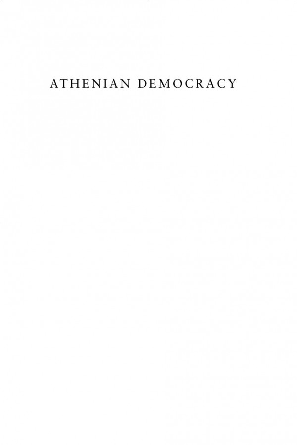Athenian Democracy P J Rhodes