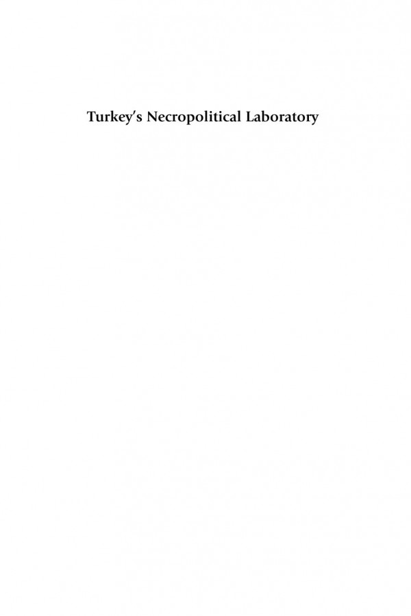 Turkeys Necropolitical Laboratory Democracy Violence And Resistance Banu Bargu