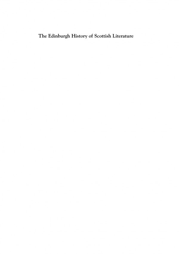 Edinburgh History Of Scottish Literature The Edinburgh History Of Scottish Literature Modern Transformations New Identities From 1918 Ian Brown Thomas Clancy Susan Manning Murray Pittock