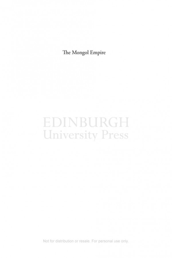 The Mongol Empire Timothy May