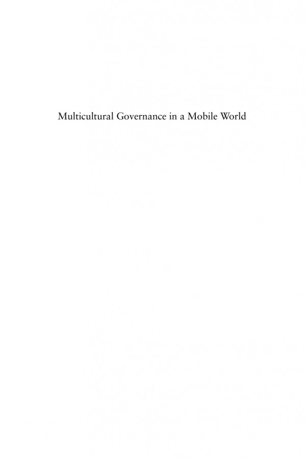 Multicultural Governance In A Mobile World Anna Triandafyllidou