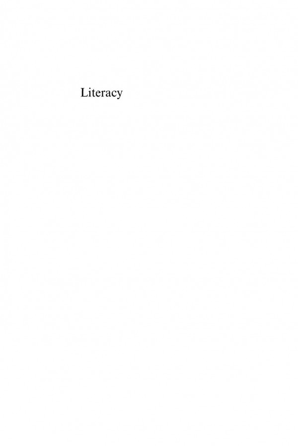 Literacy An Introduction Randal Holme