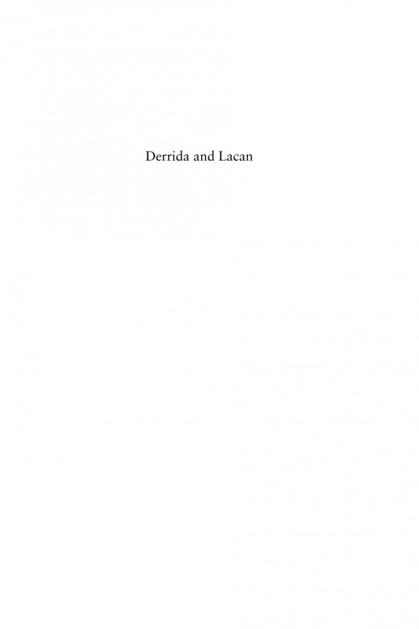 Derrida And Lacan Another Writing Michael Lewis