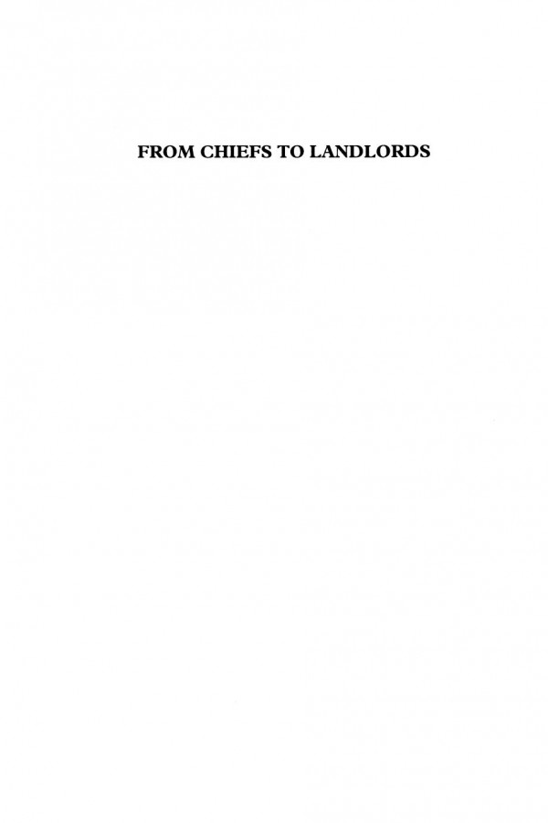 From Chiefs To Landlords Social And Economic Change In The Western Highlands Islands Robert Dodgshon