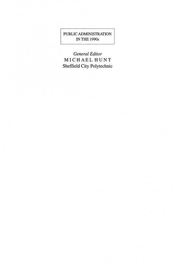 Ethics In Public Service Richard A Chapman