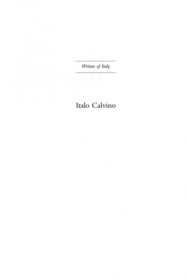 Italo Calvino 1st Edition Martin Mclaughlin
