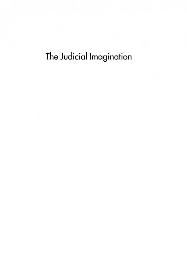 The Judicial Imagination Writing After Nuremberg Lyndsey Stonebridge
